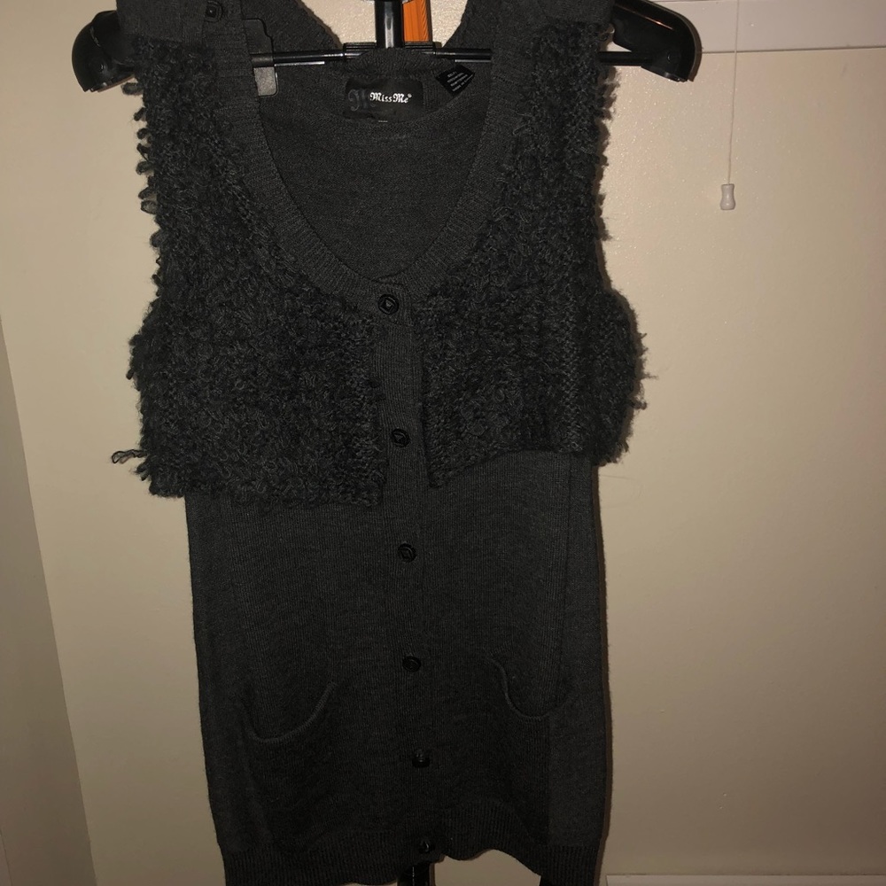 Sweater charcoal/ gray vest